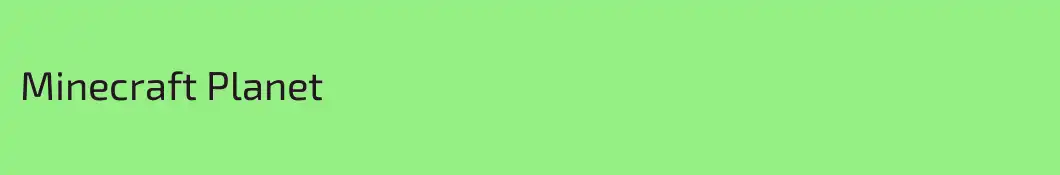 Minecraft Planet